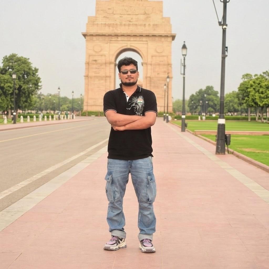 Amit Tiwari at India Gate, Delhi