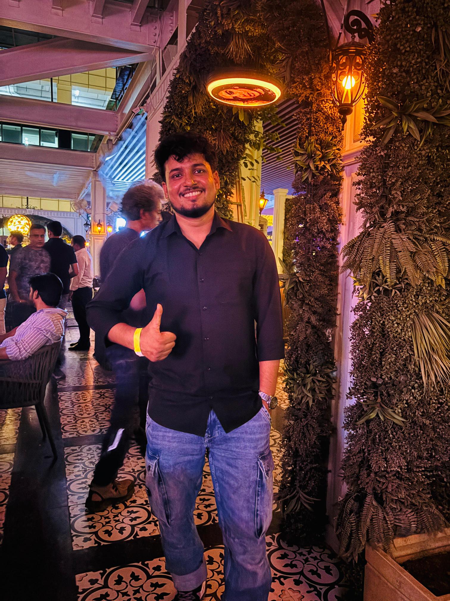 Amit Tiwari at an evening event